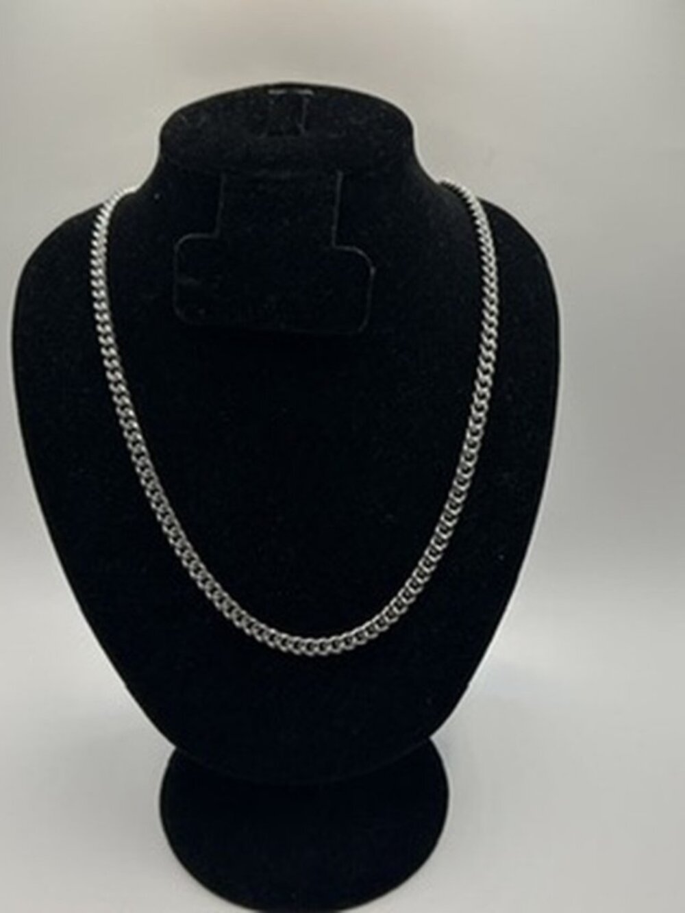 Mens Real Silver Cuban Chain 5mm 22 Inch Plated Hip Hop Miami Layering Solid